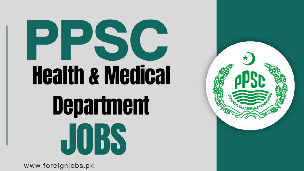 PPSC Health & Medical Department Jobs