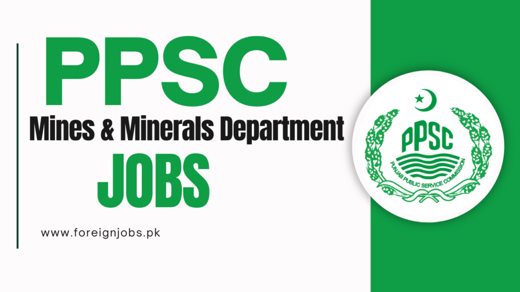 PPSC Mines & Minerals Department Jobs