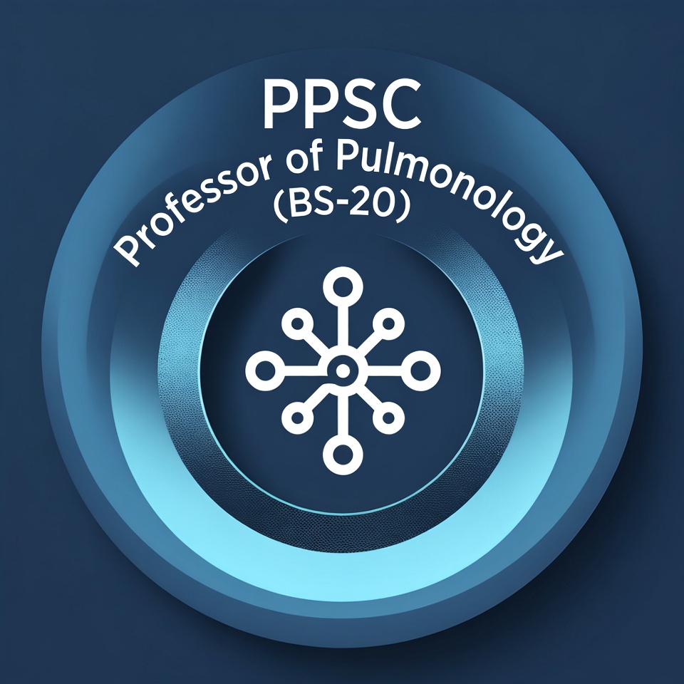 PPSC Professor of Pulmonology (BS-20) Latest Jobs 2025