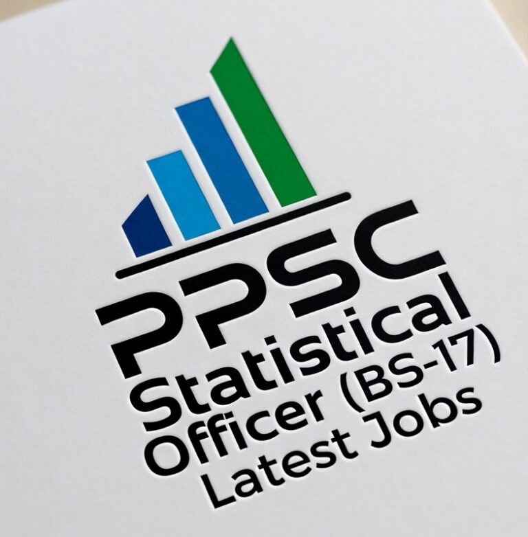 PPSC Statistical Officer (BS-17) Latest Jobs
