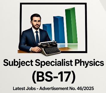 PPSC Subject Specialist Physics (BS-17) Latest Jobs – Advertisement No. 46/2025