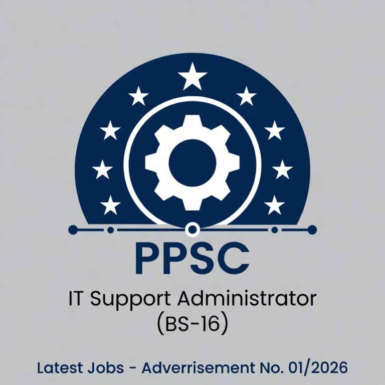 PPSC IT Support Administrator (BS-16) Latest Jobs – Advertisement No. 01/2026