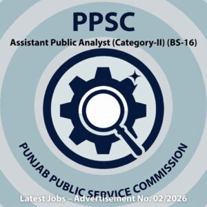 PPSC Assistant Public Analyst (Category-II) (BS-16) Latest Jobs – Advertisement No. 02/2026